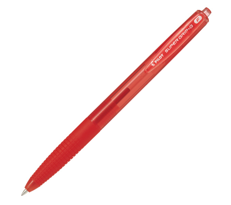 Penna a scatto Supergrip G - punta 0,7 mm - rosso - conf. 12 pezzi - Pilot - 001640 - 4902505524370 - DMwebShop