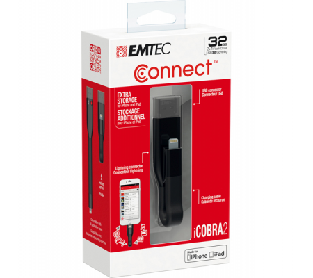 Memoria Usb - T500 BL 3.0 ligthtning charg - 32 Gb - Emtec ECMMD32GT503 V2B - ECMMD32GT503V2B - 3126170146274 - DMwebShop