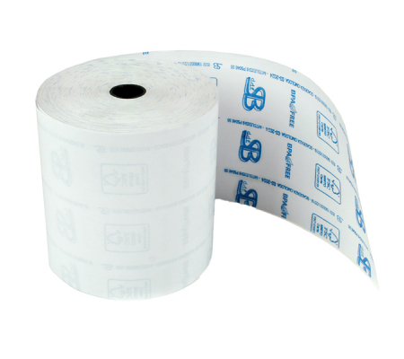 Rotolo registratore cassa - 57,5 mm x 20 mt - Ø esterno 40 mm - anima 12 mm - 55 gr - carta termica BPA free - blister 10 pezzi - Sabacart - 3126057520CX - 8024828702931 - DMwebShop