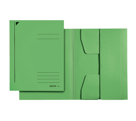 Cartellina 3 lembi - 430 gr - 24,3 x 34 cm - verde - Leitz - 39220255 - 4002432415212 - DMwebShop