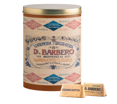 Gianduiotti - in scatola di metallo - gusto classico - 150 gr - Barbero - METALG - 8025133128423 - DMwebShop