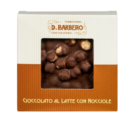 Tavoletta di cioccolato con nocciole - al latte - 120 gr - Barbero - NOCCL - 8025133128485 - DMwebShop