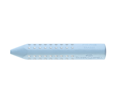 Gomma a forma di matita Grip 2001 - 90 x15 x15 mm - blue - conf. 10 pezzi - Faber Castell - 587074 - 4005405870742 - DMwebShop