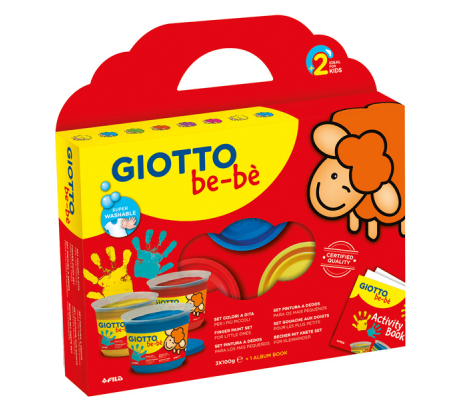 Supercolori a dita - 100 ml - rosso, blu, giallo - Giotto - 460700 - 8000825460708 - DMwebShop