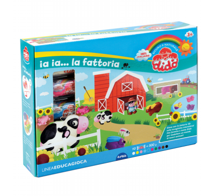 Dido' Farm - 10 salsiciotti - con formine e scenario 3d - Dido - 350200 - 8000144006526 - DMwebShop