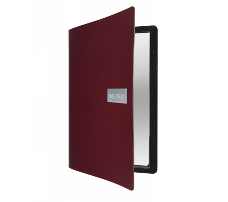 Portamenu' Royal - A4 - 24 x 33 cm - bordeaux - 1 inserto doppio incluso - Securit - MC-LR-A4-RORD - 8719075284056 - DMwebShop