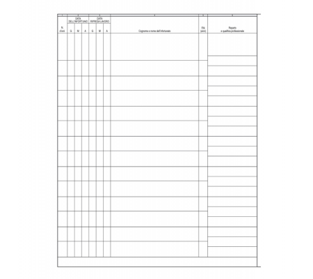 Registro infortuni - 31 x 24,5 cm - 15 pagine - Edipro - E2419 - 8023328241902 - 50243_1 - DMwebShop