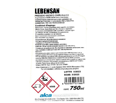 Disinfettante lebensan Trigger - 750 ml - Alca - ALC1115 - 8032937575315 - 89434_1 - DMwebShop