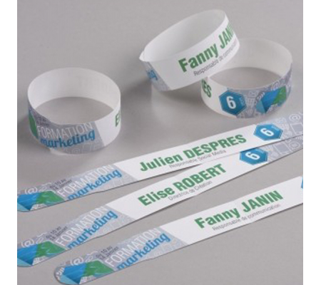 Braccialetti identificativi stampabili - bianco - 5 fogli - 10 et/fg - A4 - Avery - L4000-5 - 5014702134340 - 90133_2 - DMwebShop