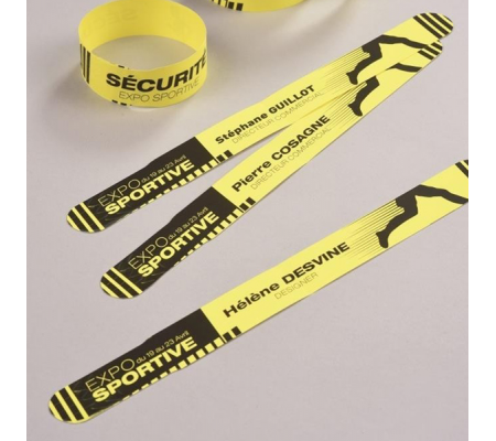 Braccialetti identificativi stampabili - giallo - 5 fogli - 10 et/fg - A4 - Avery - L4001-5 - 5014702134357 - 90134_1 - DMwebShop