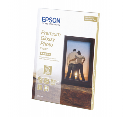 Carta Fotografica Premium Glossy Photo Paper - 13 x 18 cm - 30 Fogli - Epson - C13S042154 - 8715946384320 - EPSS042154_1 - DMwebShop