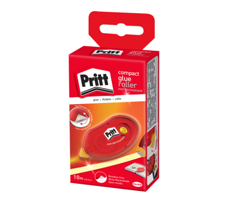 Colla a nastro Roller Compact - removibile - 8,4 mm x 10 mt - Pritt - 2120625 - 3178041321389 - 30390_1 - DMwebShop