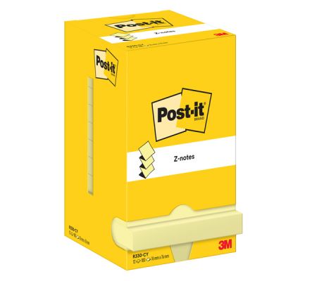 Blocco Z Notes - giallo Canary - 76 x 76 mm - 100 fogli - Post-it - 7100290167 - 3134375014304 - 32056_1 - DMwebShop