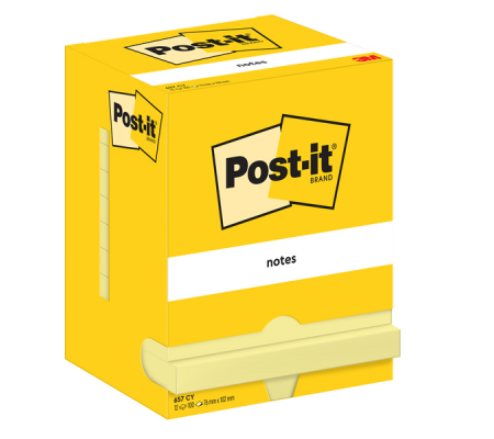 Blocco foglietti - giallo Canary - 76 x 102 mm - 100 fogli - Post-it - 7100290168 - 3134375014205 - 32160_1 - DMwebShop