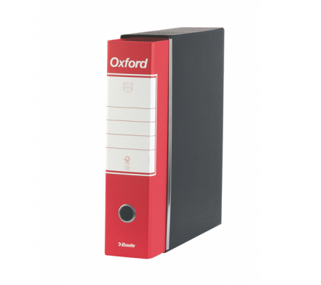 Registratore Oxford G83 - dorso 8 cm - commerciale - 23 x 30 cm - rosso - Esselte - 390783160 - 8004157743164 - 50927_1 - DMwebShop