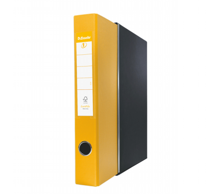 Registratore Eurofile G54 - dorso 5 cm - protocollo - 23 x 33 cm - giallo - Esselte - 390754090 - 8004157734094 - 50959_1 - DMwebShop