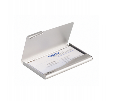 Porta biglietti da visita Business Card Box - 9 x 5,5 cm - alluminio - Durable - 2415-23 - 4005546224404 - 61641_1 - DMwebShop