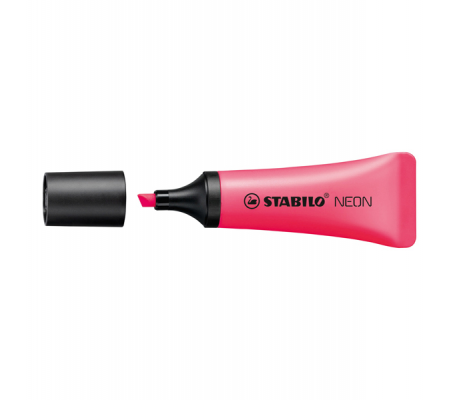 Evidenziatore Neon - punta a scalpello - tratto 2 - 5 mm - colore fucsia - Stabilo - 72/56 - 4006381401166 - 70762_1 - DMwebShop