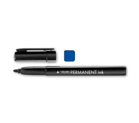 Marcatore Permanent Ink - punta tonda 2 mm - blu - conf. 12 pezzi - Tratto - 732501 - 8000825732515 - 37105_2 - DMwebShop