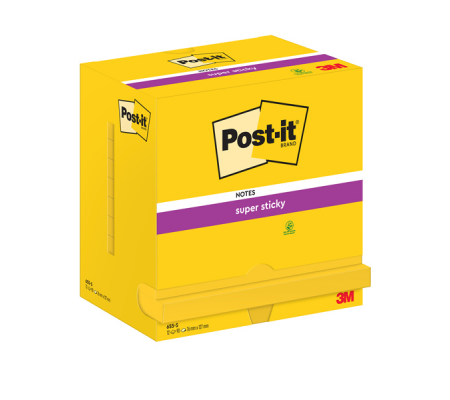 Blocco foglietti Super Sticky - giallo oro - 76 x 127 mm - 90 fogli - Post-it - 7100290188 - 4001895877117 - 45060_1 - DMwebShop