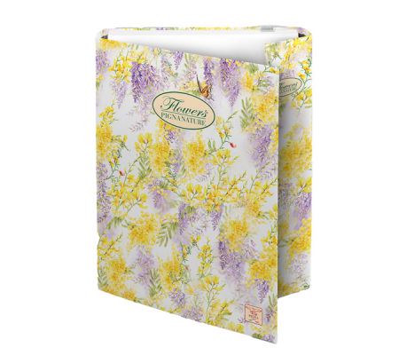 Cartella progetti Nature Flowers - 26 x 34 cm - dorso 3 cm - con elastico - Pigna - 0089256D3 - 8005235009592 - 56706_3 - DMwebShop