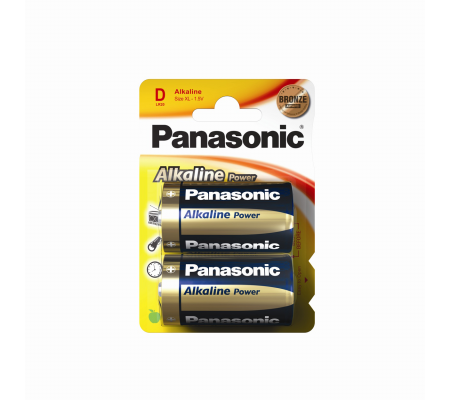 Pile Torcia D - 1,5 V - alcalina - blister 2 pezzi - Panasonic - C500020 - 5410853039211 - 57376_1 - DMwebShop