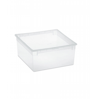 Contenitore multiuso Light Box lt - 37,8 x 39,6 x 18,5 cm - 23 lt - plastica - trasparente - Terry - 1001380 - 8005646013805 - 64597_1 - DMwebShop