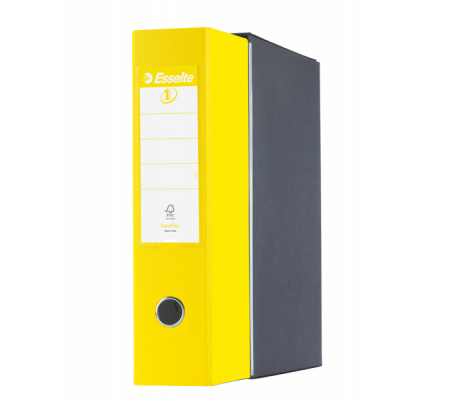 Registratore Eurofile G55 - dorso 8 cm - protocollo - 23 x 33 cm - giallo vivida - Esselte - 390755930 - 8004157755938 - 68918_1 - DMwebShop