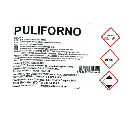 Sgrassante Puliforno - flacone da 1 lt - Alca - ALC566 - 8032937572826 - 74153_1 - DMwebShop