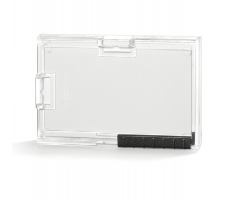 Portabadge PushBox Trio 3 tessere inseribili - 5,4 x 8,7 cm - conf. 10 pezzi - Durable - 8920-19 - 4005546808796 - 80227_1 - DMwebShop