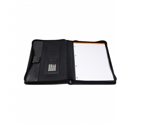 Conferenziere con calcolatrice Exawallet - PPL - 26,5 x 34 cm - nero - Exacompta - 55534E - 3130630555346 - 86596_2 - DMwebShop