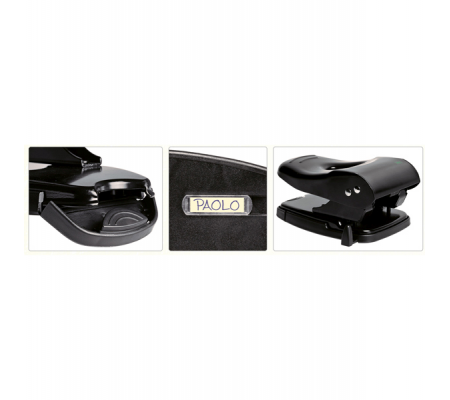 Perforatore 860 - massimo 60 fogli - 2 fori - passo 8 cm - nero - Lebez - 860-N - 8007509014226 - 57825_1 - DMwebShop