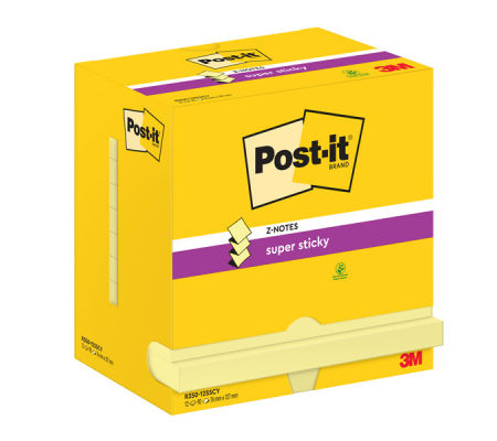 Blocco Super Sticky Z Notes - giallo Canary - 76 x 127 mm - 90 fogli - Post-it - 7100290171 - 4064035065829 - 71237_1 - DMwebShop