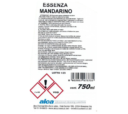 Profumatore - essenza mandarino - 750 ml - Alca - ALC392 - 8032937573731 - 74142_1 - DMwebShop