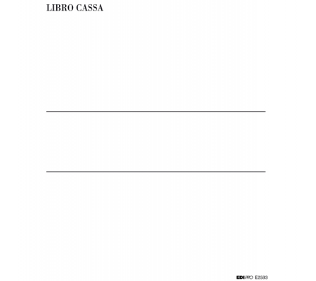 Libro cassa - 31 x 24,5 cm - 100 fogli - Edipro - E2593 - 8023328259303 - 50244_1 - DMwebShop