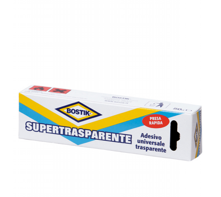 Adesivo Supertrasparente universale - 50 gr - trasparente - Bostik - D2335 - 6315229 - 8710439282558 - 50994_1 - DMwebShop