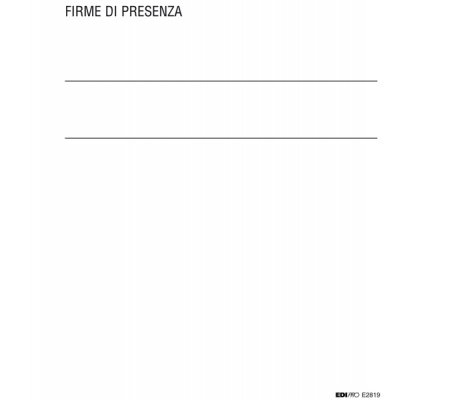 Registro firme presenze al lavoro - 31 x 24 cm - 100 fogli - Edipro - E2819 - 8023328281908 - 52032_1 - DMwebShop