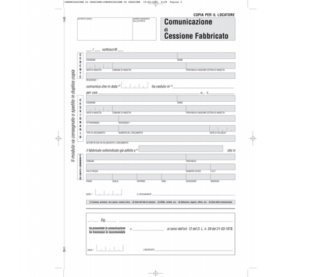 Fascicolo contratto di locazione libero - 29,7 x 21 cm - Edipro - E5513N - 8023328551315 - 54933_15 - DMwebShop