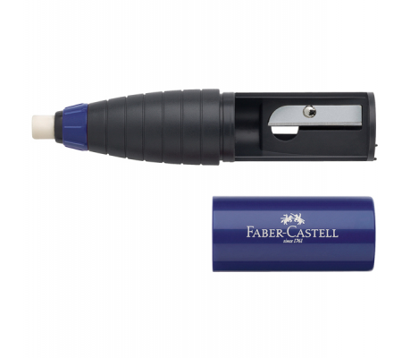 Temperamatite Twist Combi con gomma con contenitore - 1 foro - Faber Castell - 184401 - 6933256611703 - 59811_1 - DMwebShop