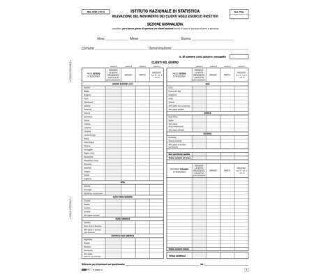 Blocco modello Istat C59 giornaliero - 50 fogli 2 copie autoricalcanti - 31 x 21 cm - Edipro - E5966G - 8023328596613 - 67236_2 - DMwebShop