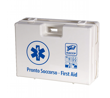 Valigetta di pronto soccorso Multisan - 44,3 x 33,8 x 14,7 cm - HACCP - oltre 3 persone - bianco - Pvs - CPS101 - 8034028011726 - 76199_1 - DMwebShop