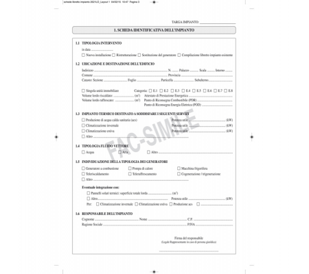 Libretto impianto climatizzazione Emilia Romagna - 297 x 210 mm - 48 fogli - Edipro - E2621ER - 8023328262136 - 77599_1 - DMwebShop