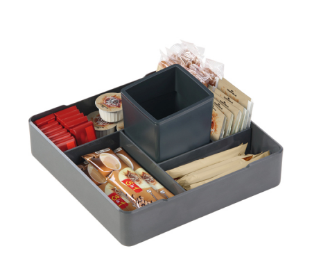 Mini cestino Coffee Point - 10 x 7,9 x 7,9 cm - ABS - nero - Durable - 3388-58 - 4005546980591 - 79771_1 - DMwebShop