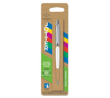 Penna sfera Jotter Original - punta M - fusto bianco - Parker - 2096874 - 3026980968748 - 92665_1 - DMwebShop