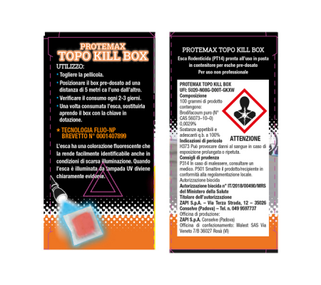 Box Topo kill esca rodenticida - Protemax - PROTE030 - 8005831012743 - 95716_1 - DMwebShop