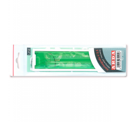 Normografo lettere e cifre Uni - 3,5 mm - verde - Arda - 30035 - 8003438300355 - 35297_1 - DMwebShop