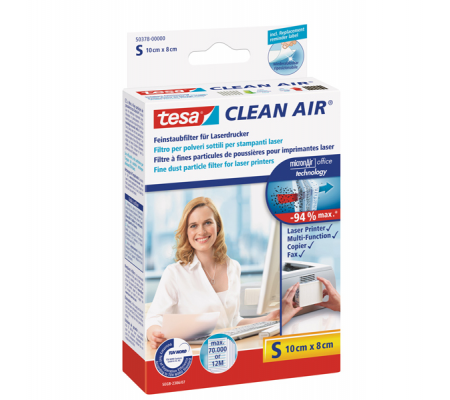 Filtro Clean Air per stampanti e fax - 10 x 8 cm - Tesa - 50378-00000-02 - 4042448154705 - 57590_4 - DMwebShop