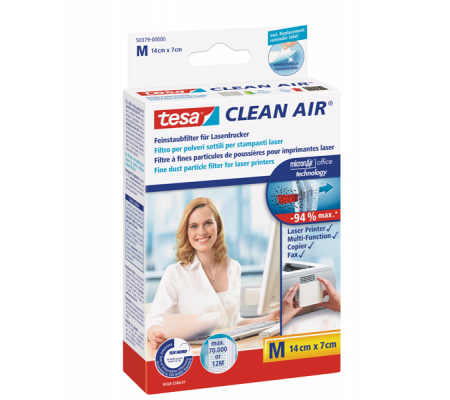 Filtro Clean Air per stampanti e fax - 14 x 7 cm - Tesa - 50379-00000-02 - 4042448154699 - 57591_4 - DMwebShop