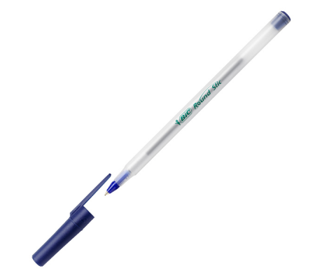 Penna a sfera a scatto con cappuccio ECOlutions - punta 1 mm - blu - conf. 60 pezzi - Bic - 8932403 - 3086123256651 - 68061_1 - DMwebShop