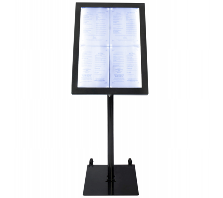 Espositore a LED per esterni-interni - display 4 x A4 - Securit - MCS-4A4-BL-SET - 8718226797987 - 74543_1 - DMwebShop